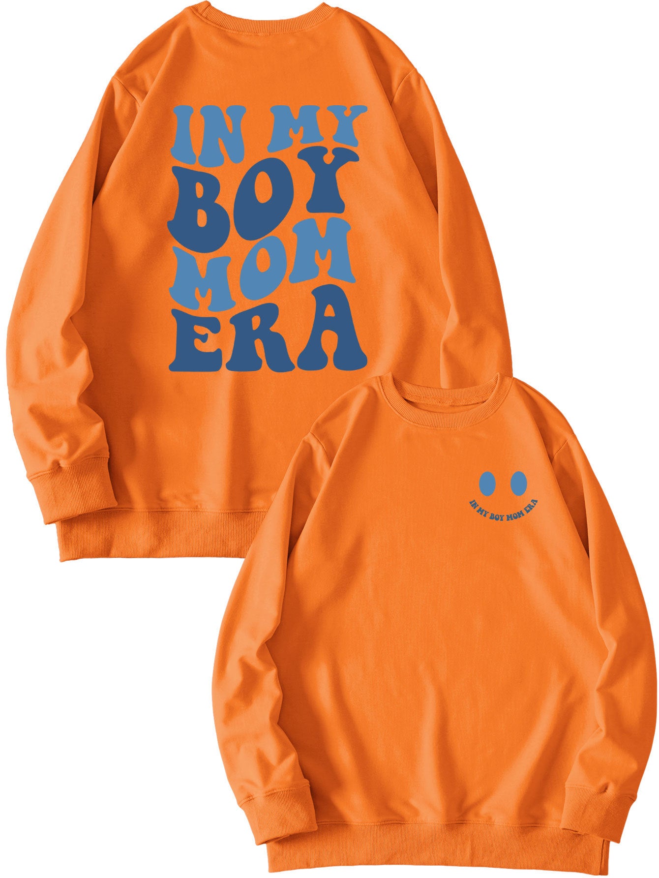 Cozy Double-Sided Printed Long-Sleeve Pullover Sweatshirt