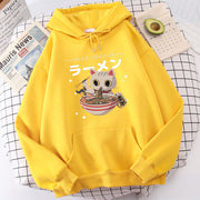 Cute Cat Print Women's Pullover Retro Sweatshirt