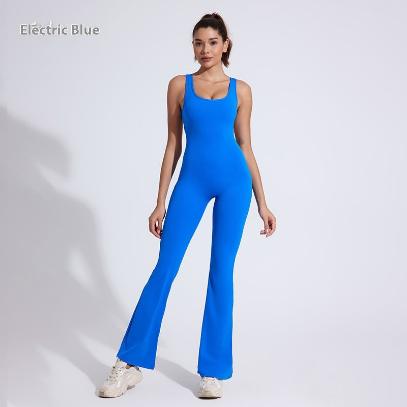 Nude-Feel One-Piece Yoga Romper & Hip Lift Jumpsuit