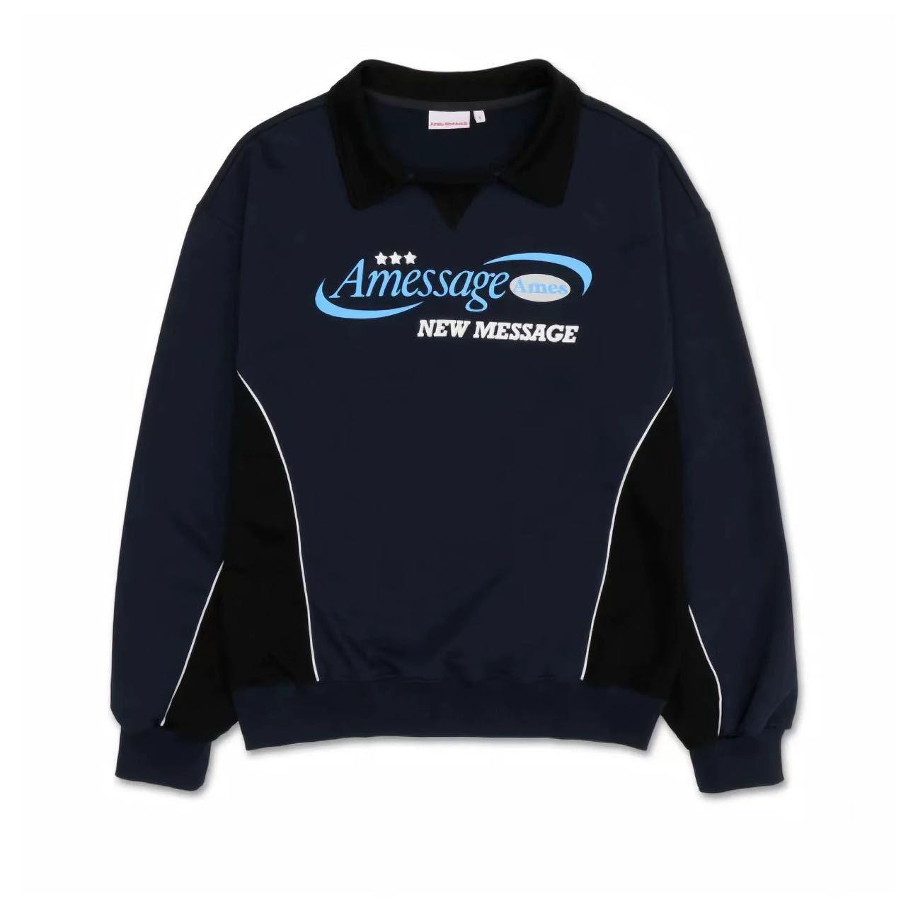 Retro American Letter Stitched Lapel Couple Sweater