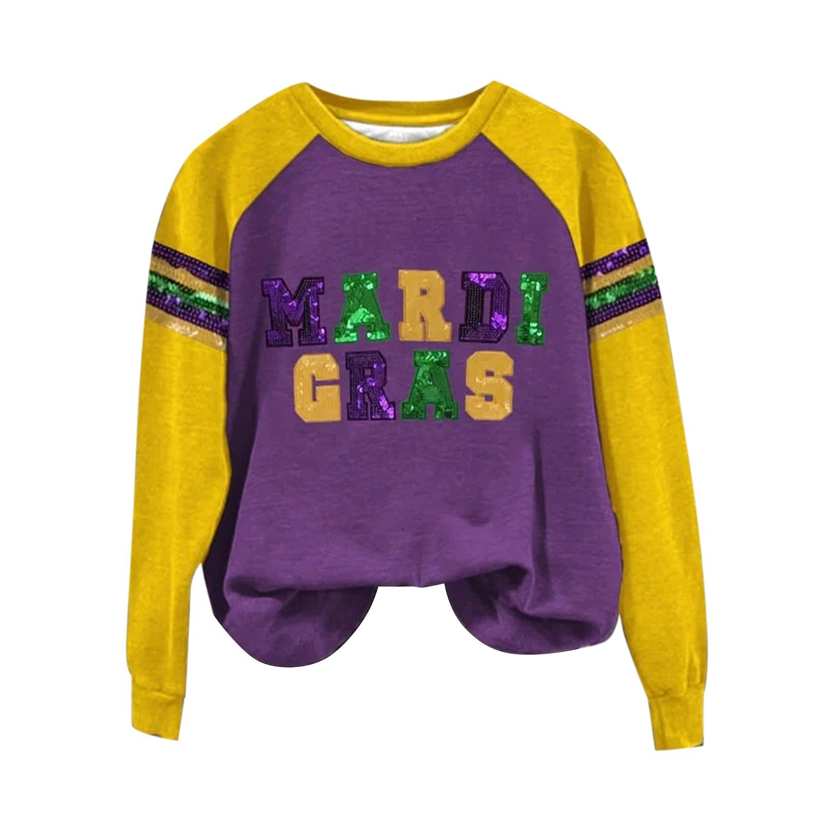 V-Neck Multi-Color Printed Women's Sweater