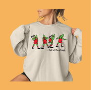 Festive Christmas Print Casual Sweatshirt for Women