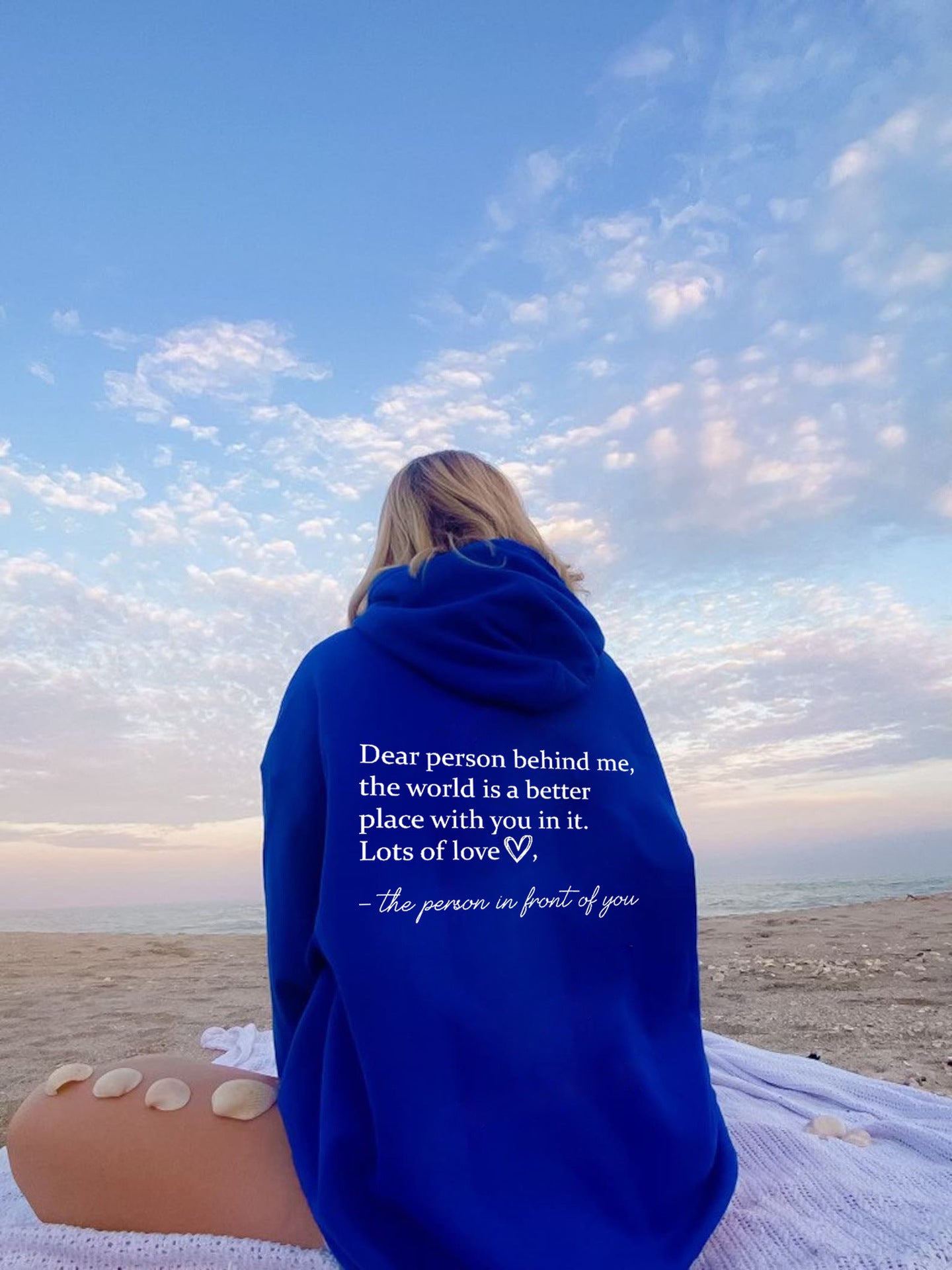Dear Person Behind Me Positivity Hoodie Sweatshirt