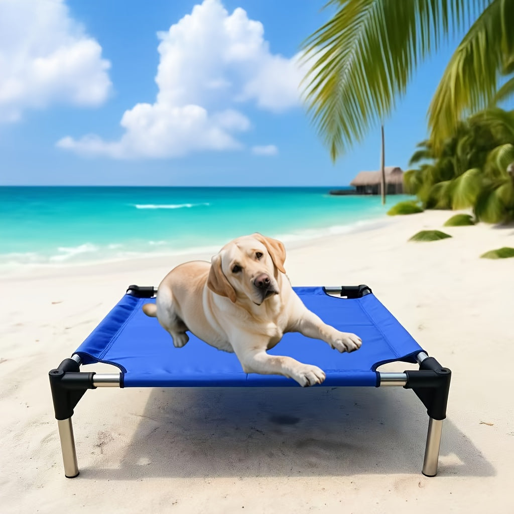 [Four Seasons Dog Bed] Four Seasons Dog Bed | Off Ground Mesh Mat | Iron Frame Universal Pet Nest For Small Large Dogs Thanksgiving Easter Christmas Halloween