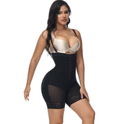 High Waist Shaping Crotch Zipper Corset Pants