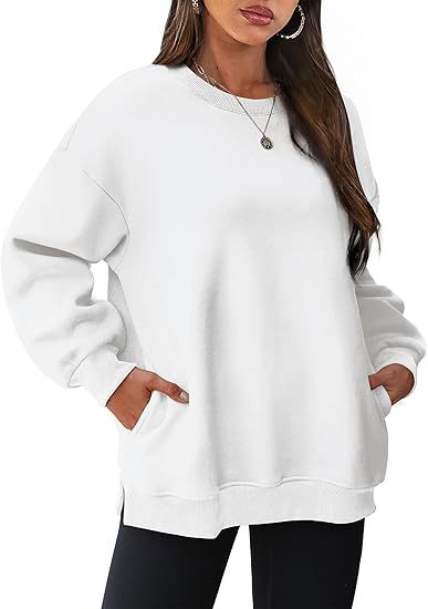 Oversized Velvet Long Sleeve Pullover Sweatshirt