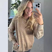 Cozy Loose Cotton Washed Autumn & Winter Sweater