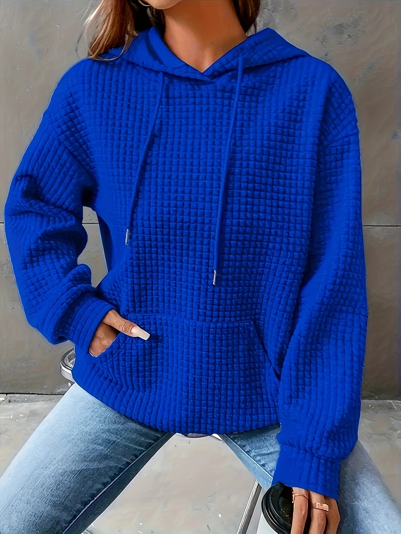 Cozy Solid Color Long-Sleeve Casual Pullover Sweater