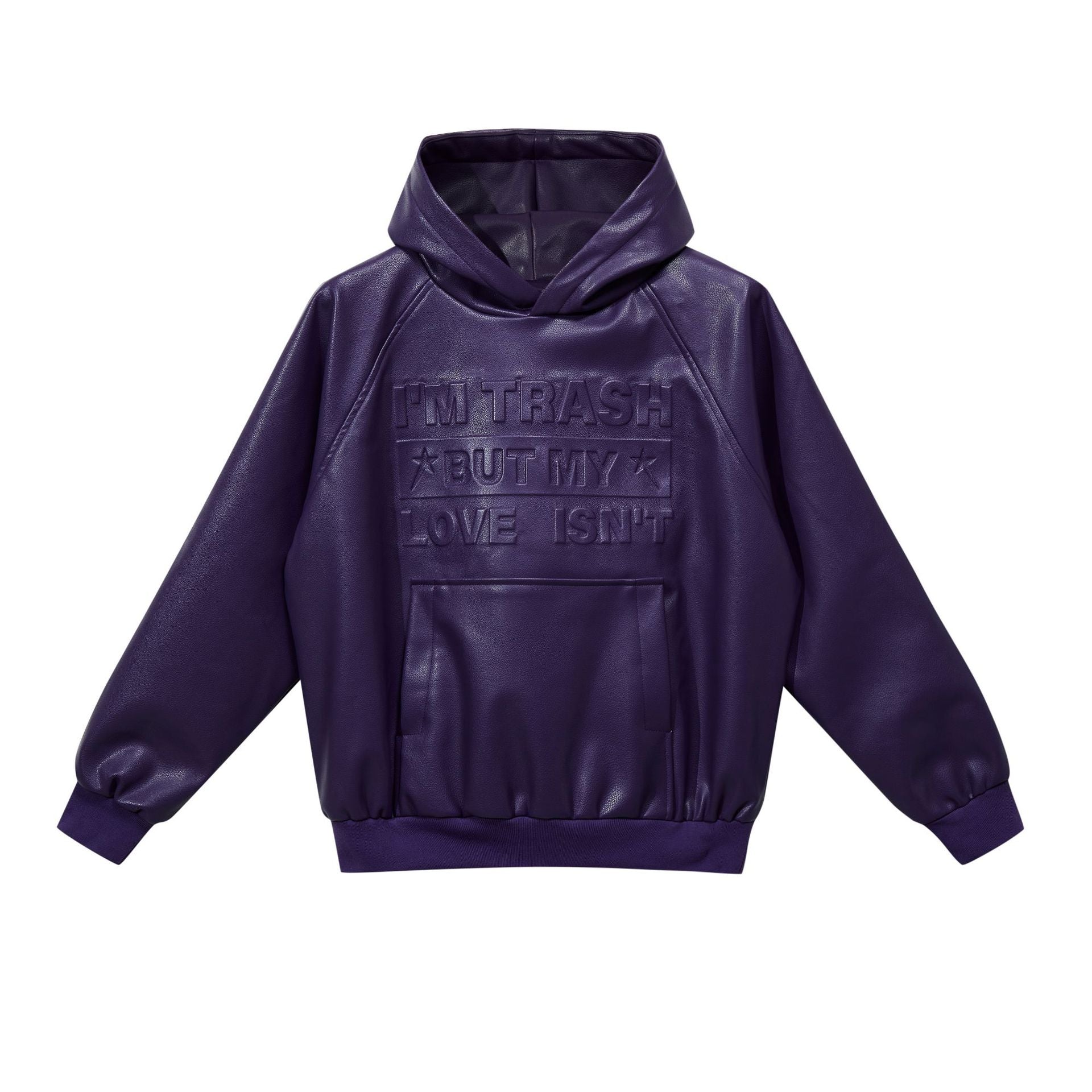 Men's Embossed Letter Streetwear Sweater