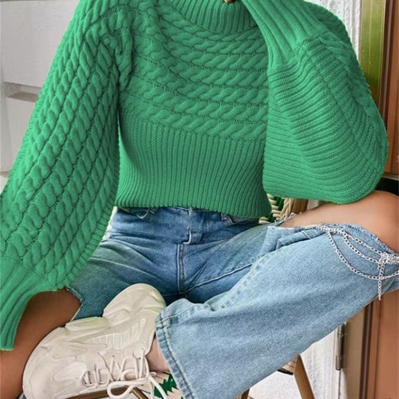 New Versatile Age-reducing Turtleneck Sweater for Fall and Winter