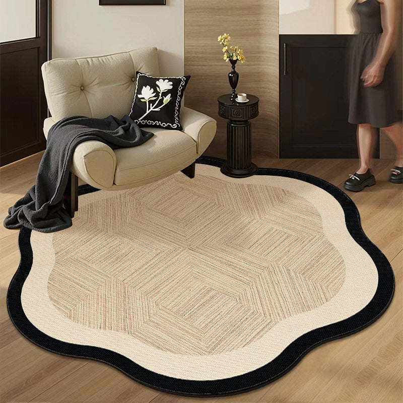 Retro-style Living Room Rug Slip-resistant Mat for Beanbag Chairs