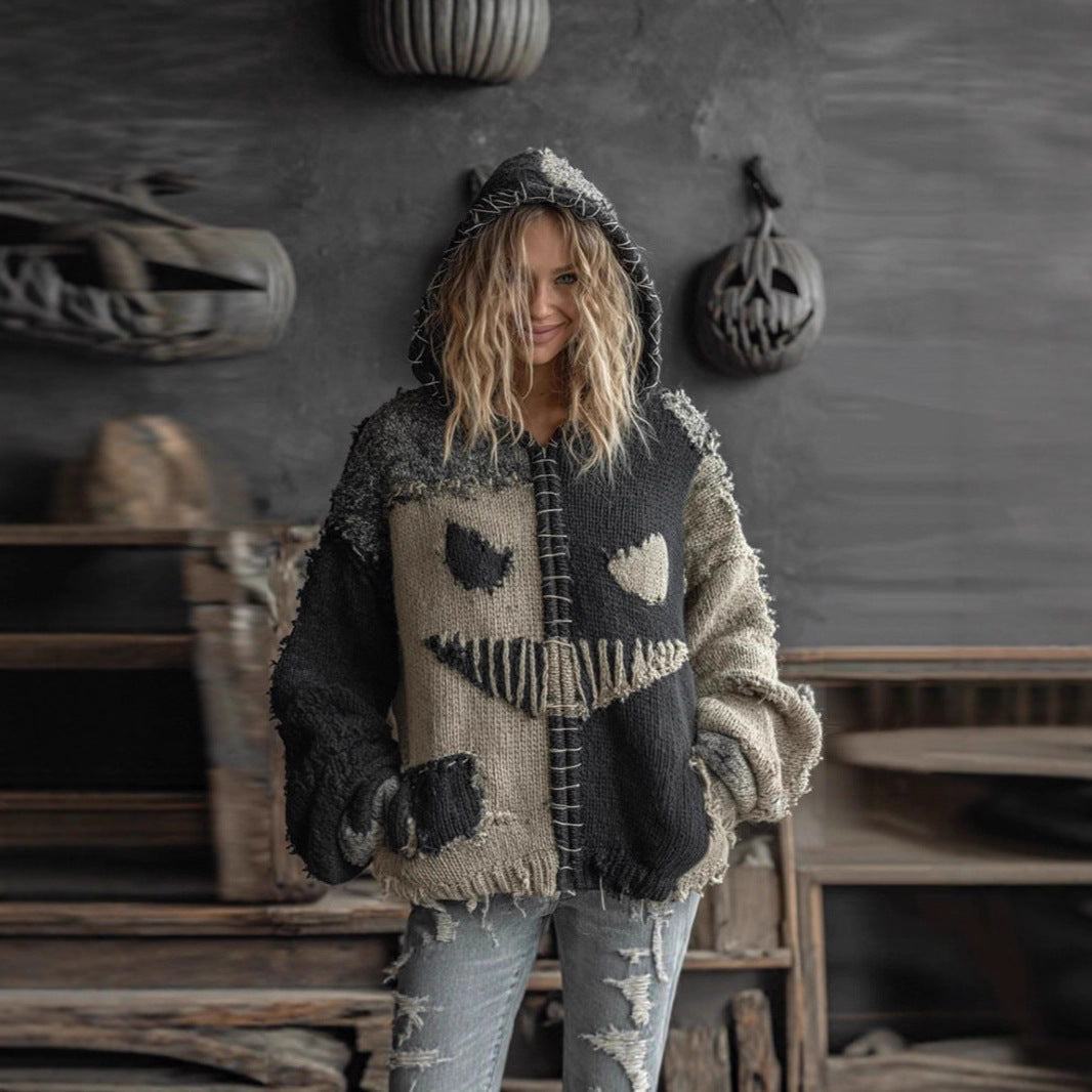 European and American Style Halloween Knitted Sweater
