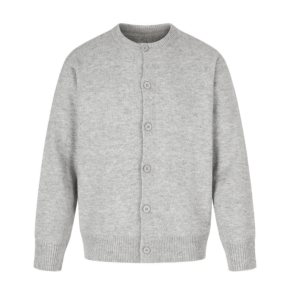Loose-Fit Men's Cardigan Sweater