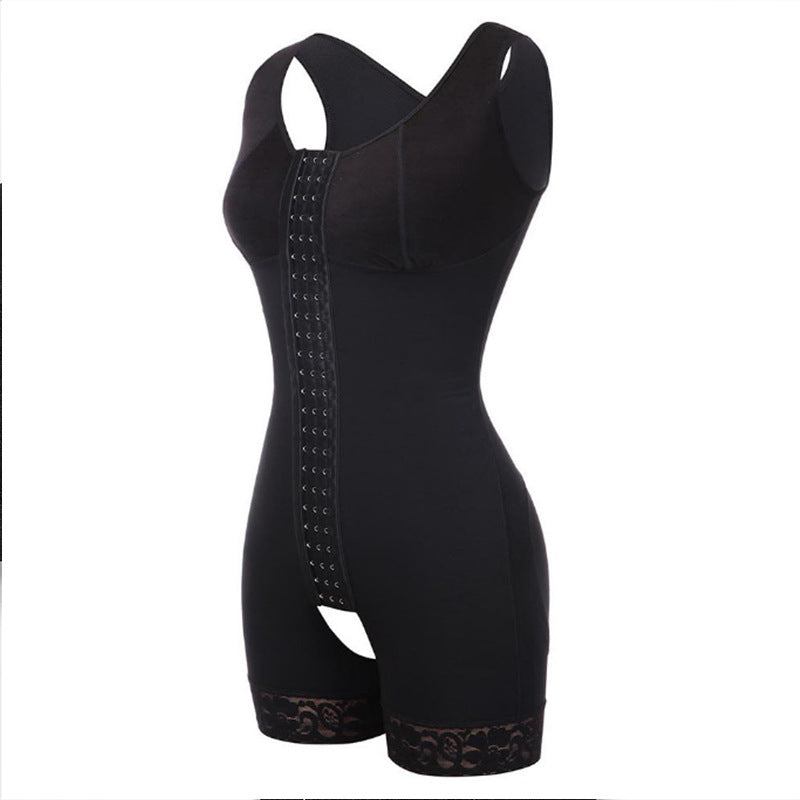 Breasted Lace Body Support Chest And Belly Contracting Corset