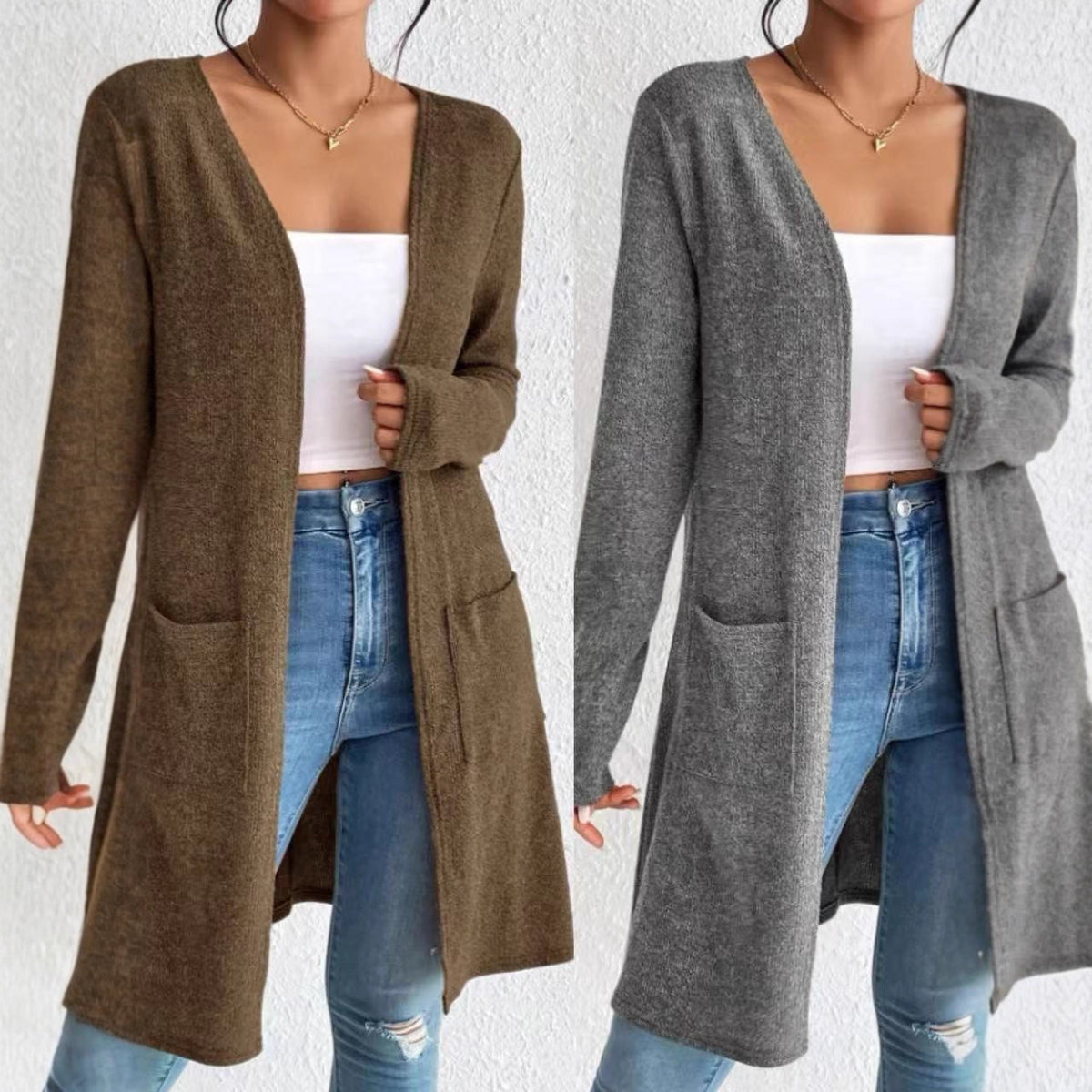 Hot-selling Casual All-match Knit Cardigan From Europe and the Us