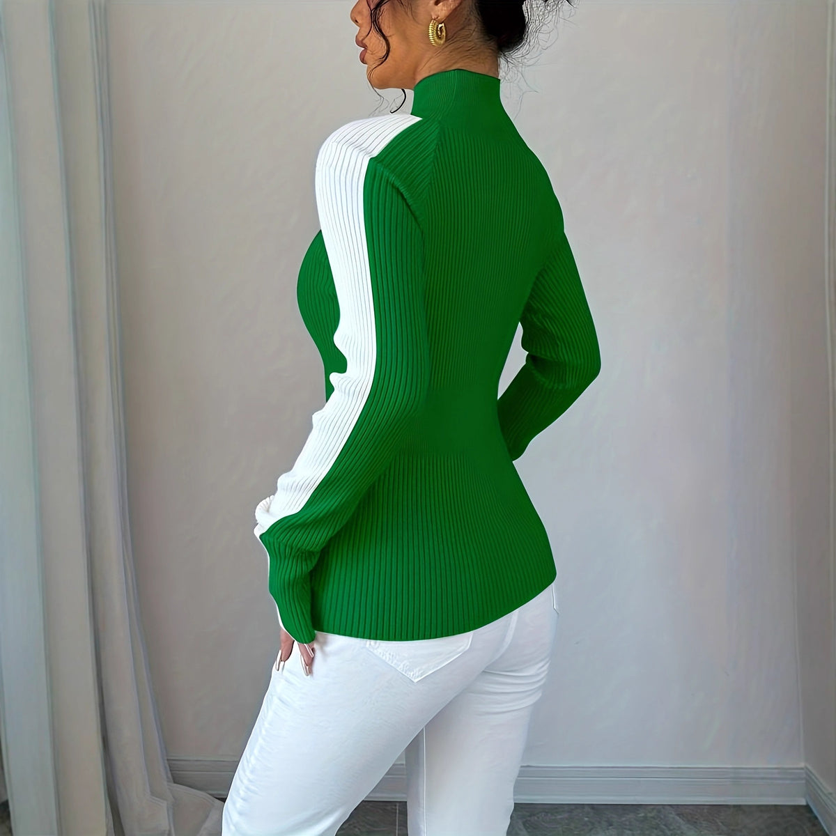 Turtleneck Slim Fit Versatile Sweater