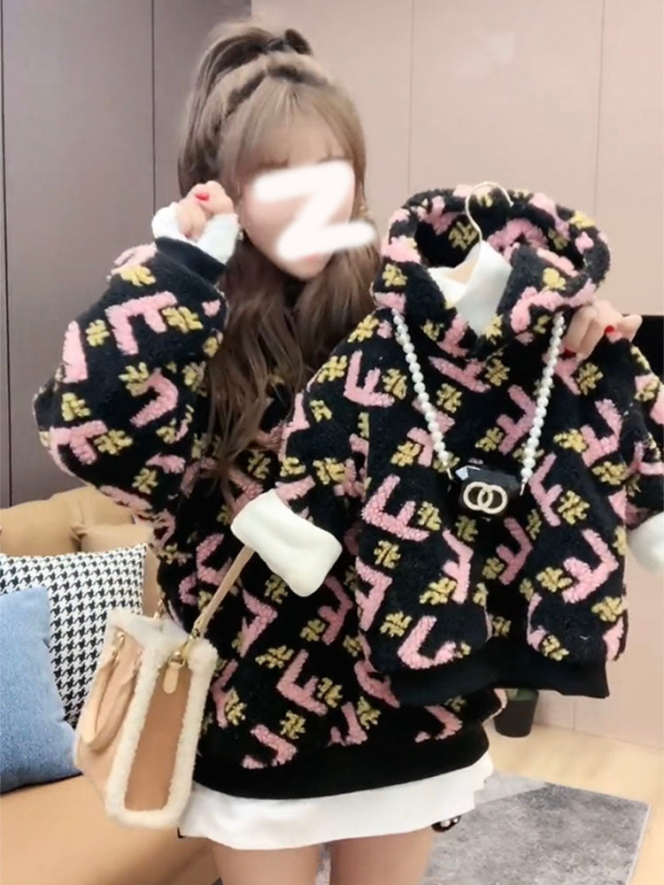 Women's Fleece Thickened Warm Winter Hoodie