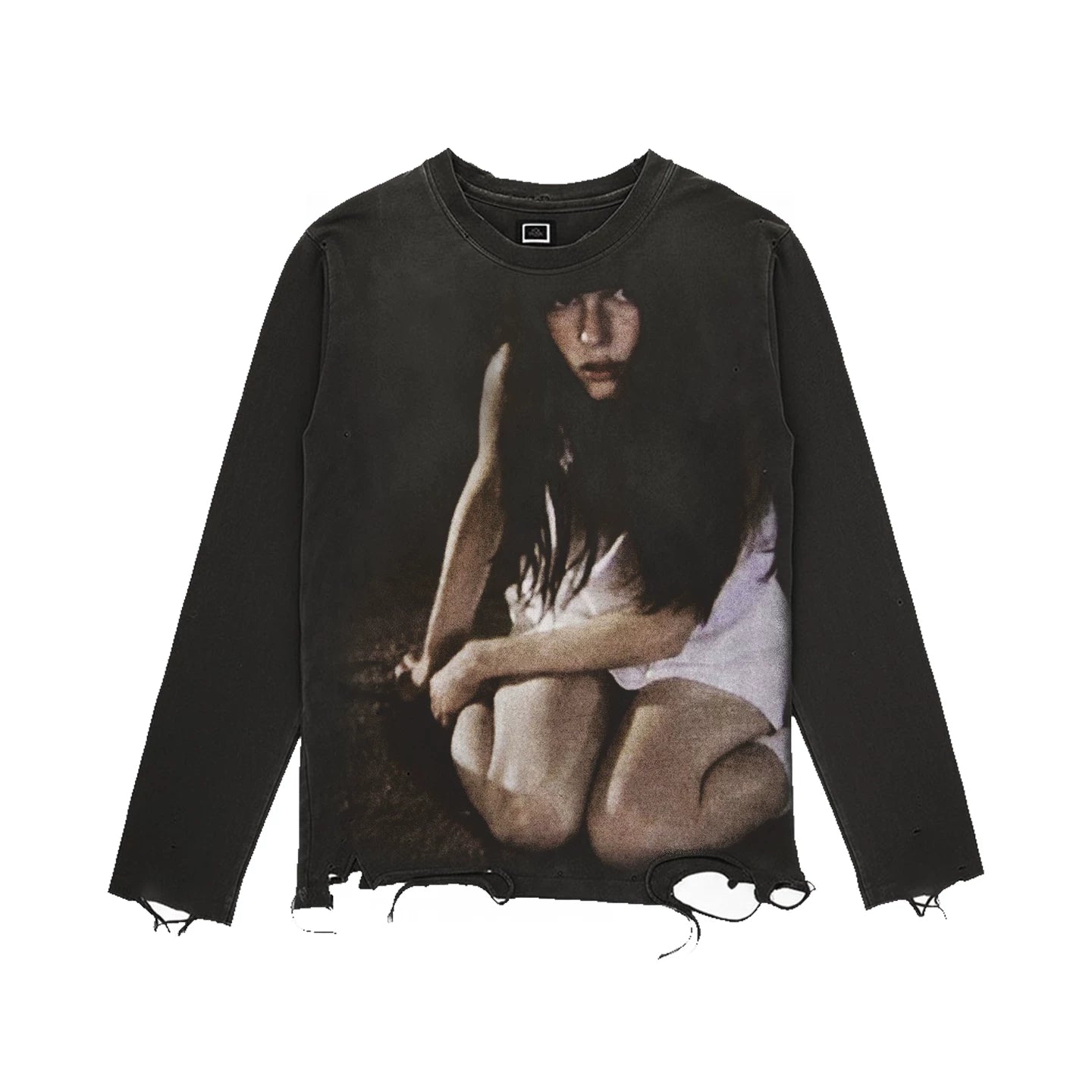 Dark Gothic Laid-back Long-sleeve Tee