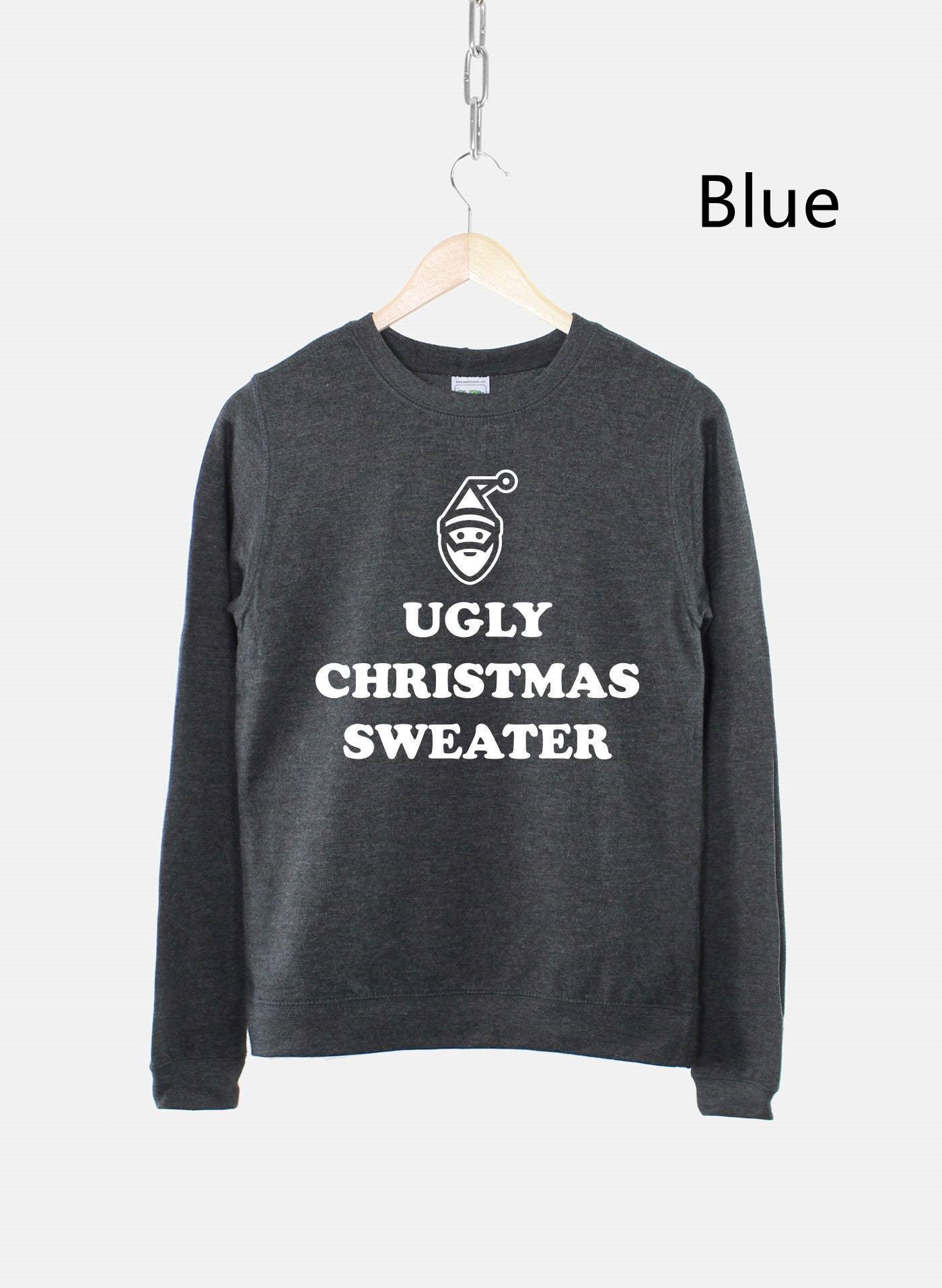 Women's Ugly Christmas Sweater Sweatshirt Bah Humbug Funny