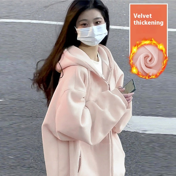 Cozy Hooded Cardigan Sweater Coat for Casual Daily Wear