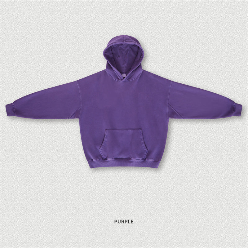 Old Plush Hoodie Washed In Autumn And Winter