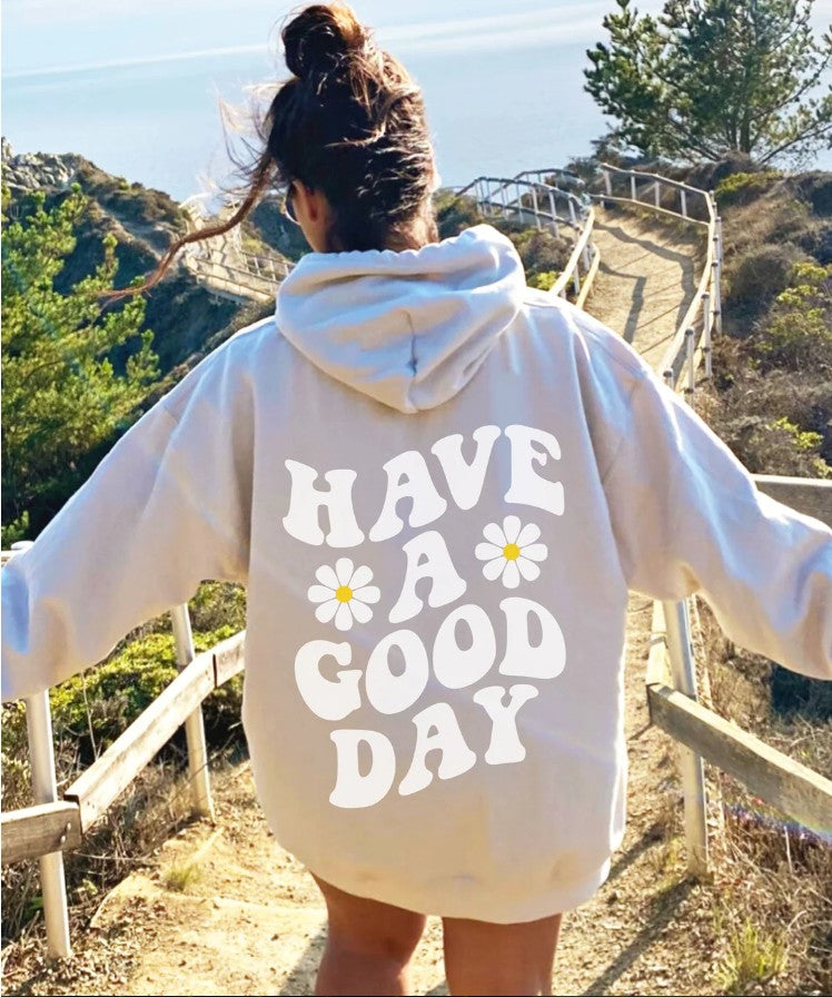 Floral Print Casual Pullover Hoodie for Men and Women