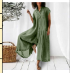 Chic Solid Short-Sleeve Shirt & Pants Set