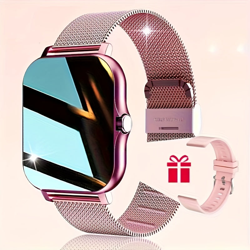 Full Touch HD Smartwatch with Call, SMS, Music Playback and Activity Tracker – iPhone & Android Compatible