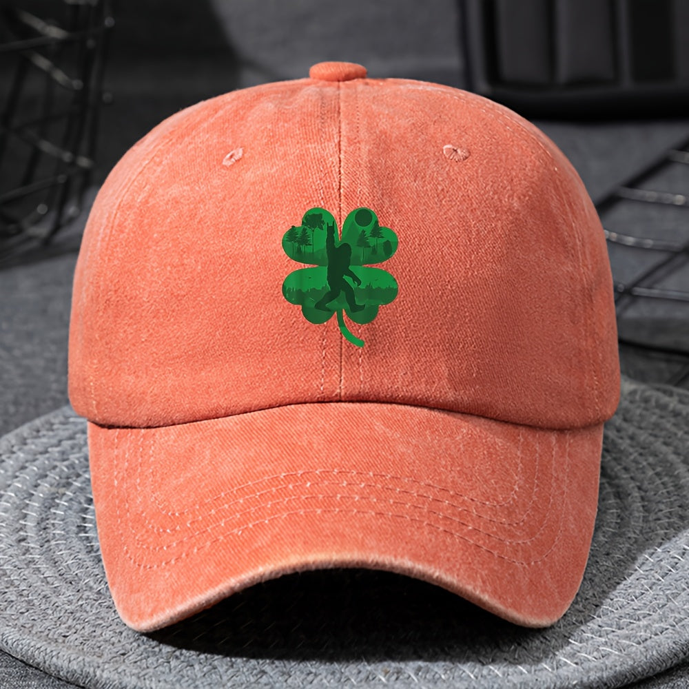 Youth Baseball Cap with St. Patrick’s Day Leprechaun Design, Adjustable Snapback, Breathable Stretch Fit – Machine Washable