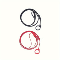Colorful Silicone Lanyards with Integrated Chain for Phones and USB Drives