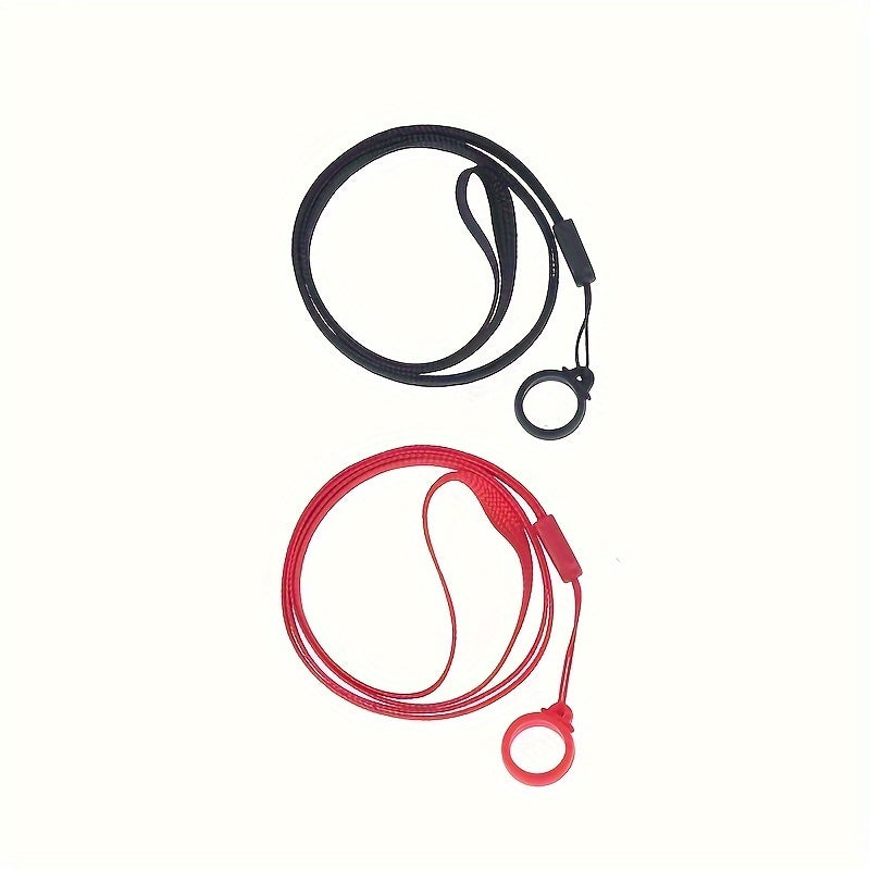 Colorful Silicone Lanyards with Integrated Chain for Phones and USB Drives