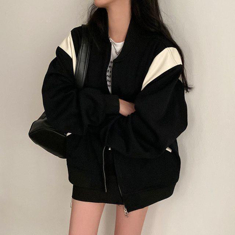 Casual Oversized Student Baseball Jacket