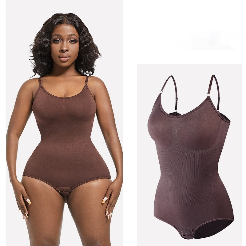 Plus Size Seamless Body Shaping Jumpsuit