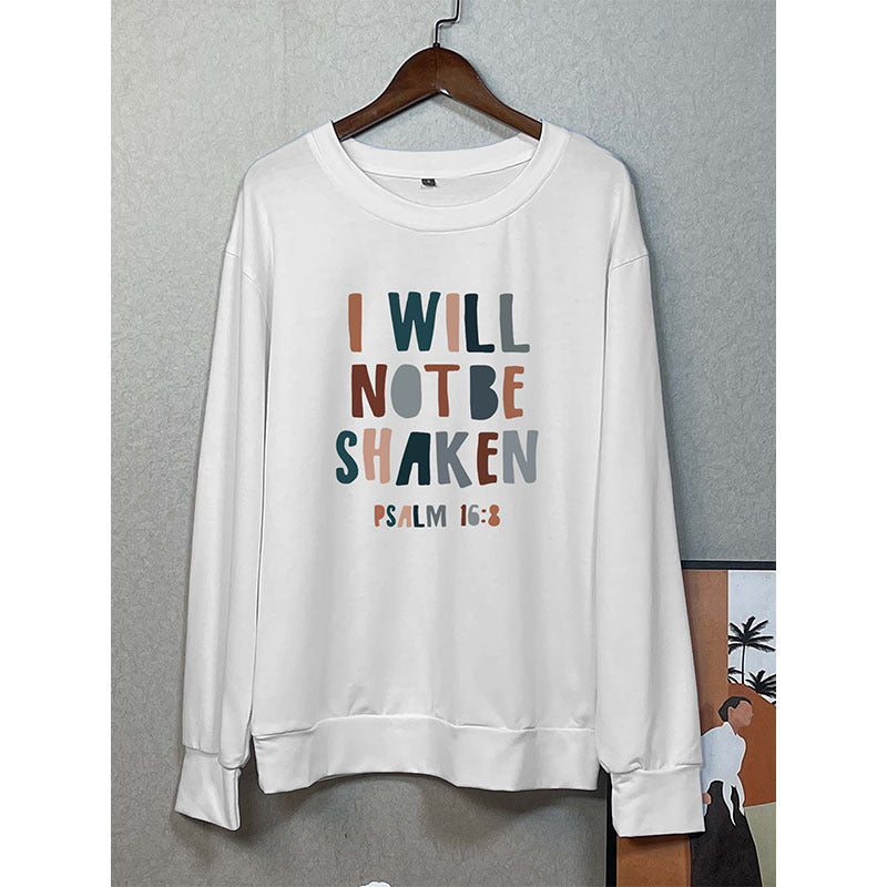 Women's Artistic Printed Crewneck Sweatshirt