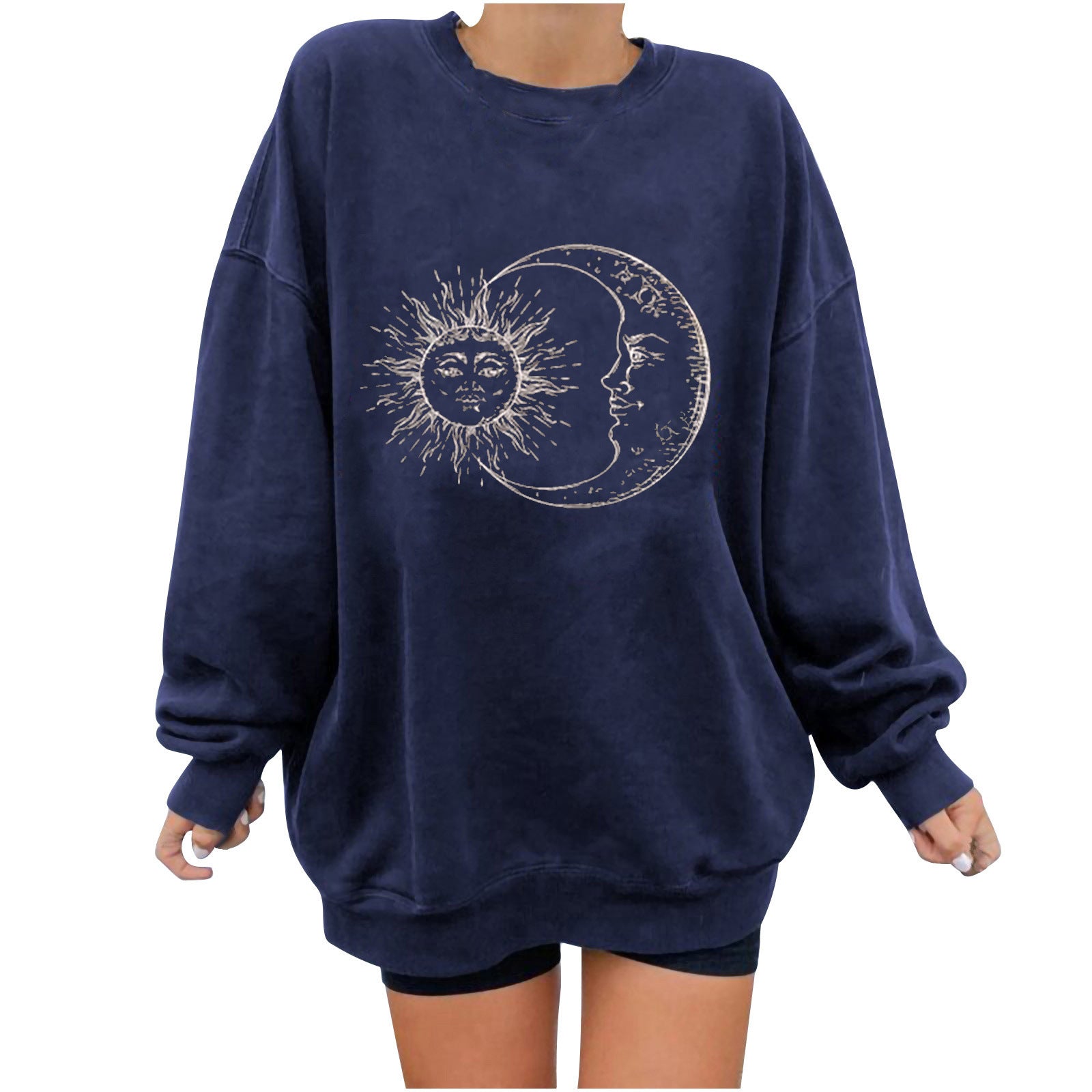 Urban Velvet Pullover Sweatshirt - Stylish & Cozy