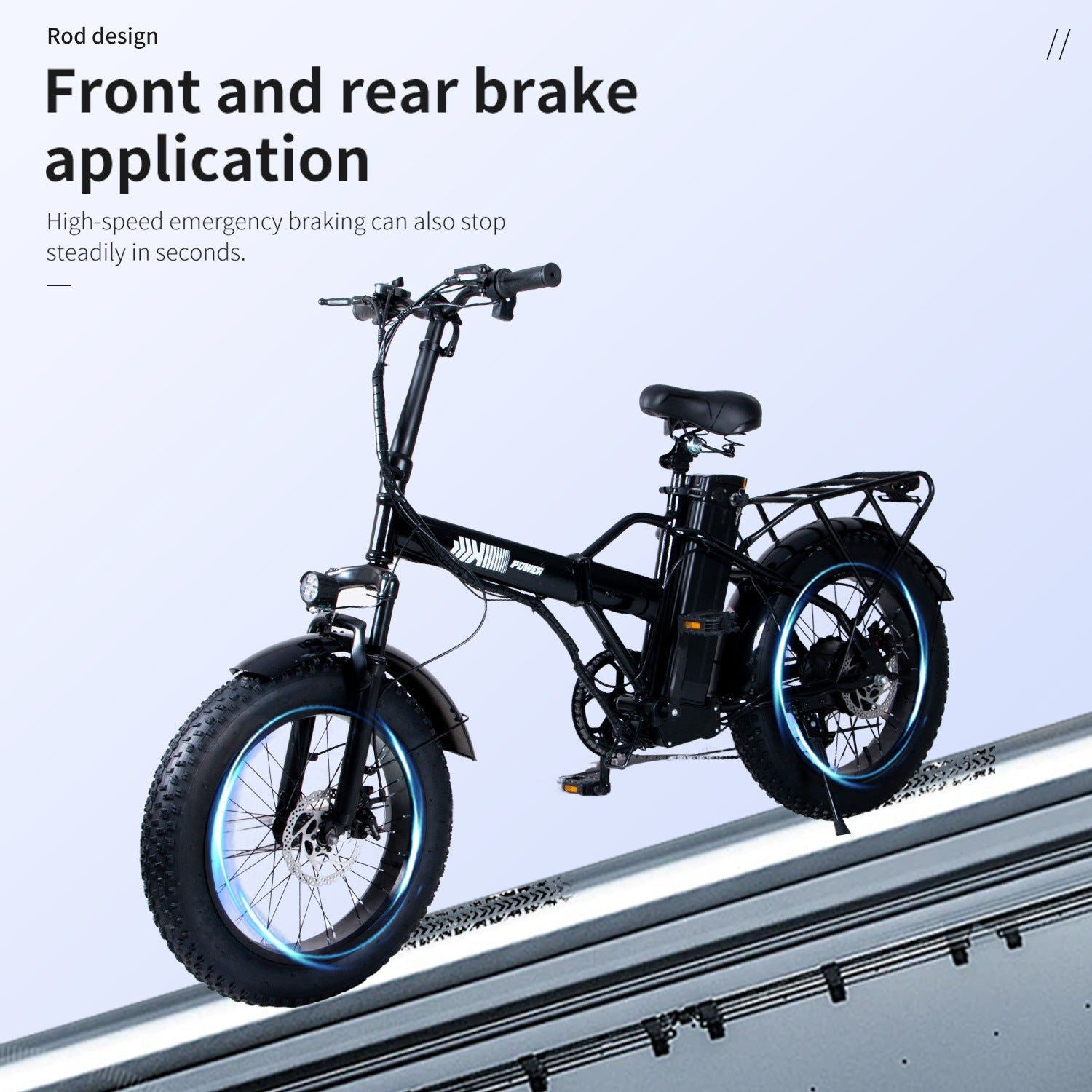 Ride the Winter: 20-inch Fat-tire Electric Snow Bike