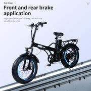 Ride the Winter: 20-inch Fat-tire Electric Snow Bike