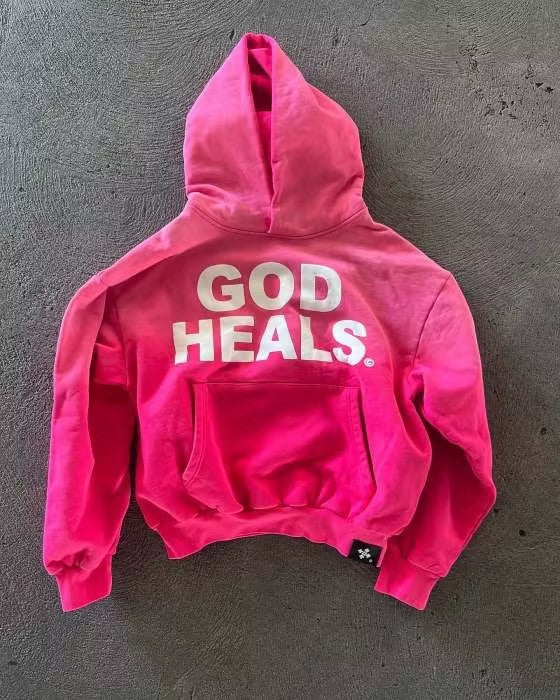 Women's Printed Loose Fit Long Sleeve Hoodie