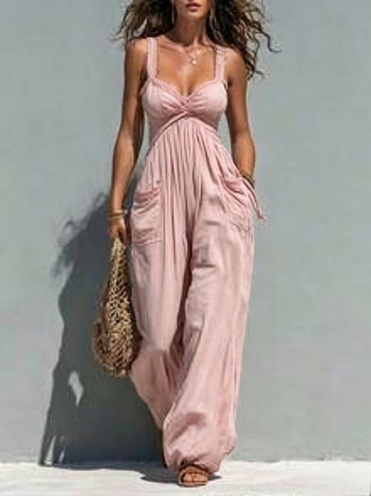 Chic Strapless Wide-Leg Jumpsuit for Women