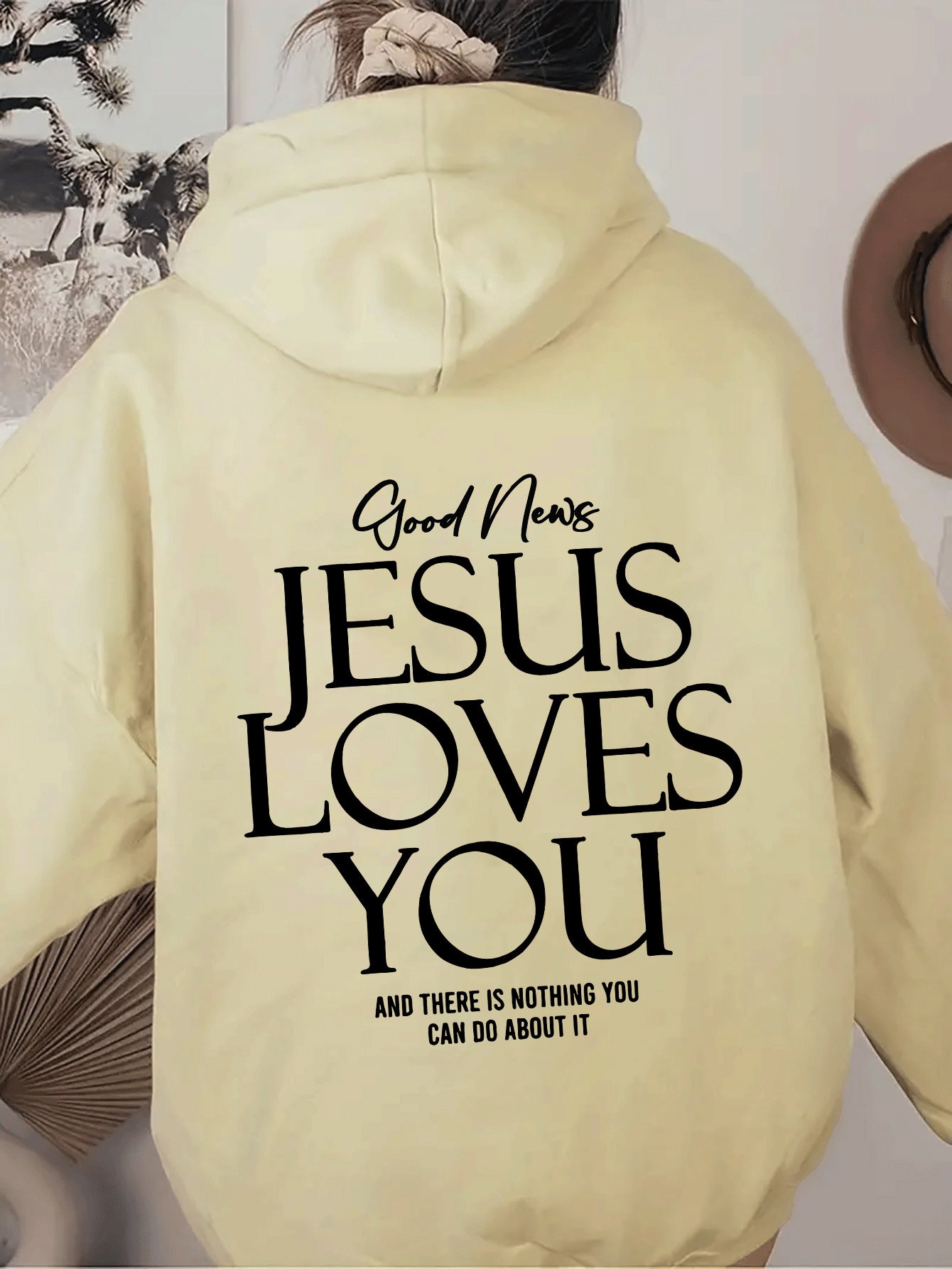 Dear Person Behind Me Positivity Hoodie with Pocket