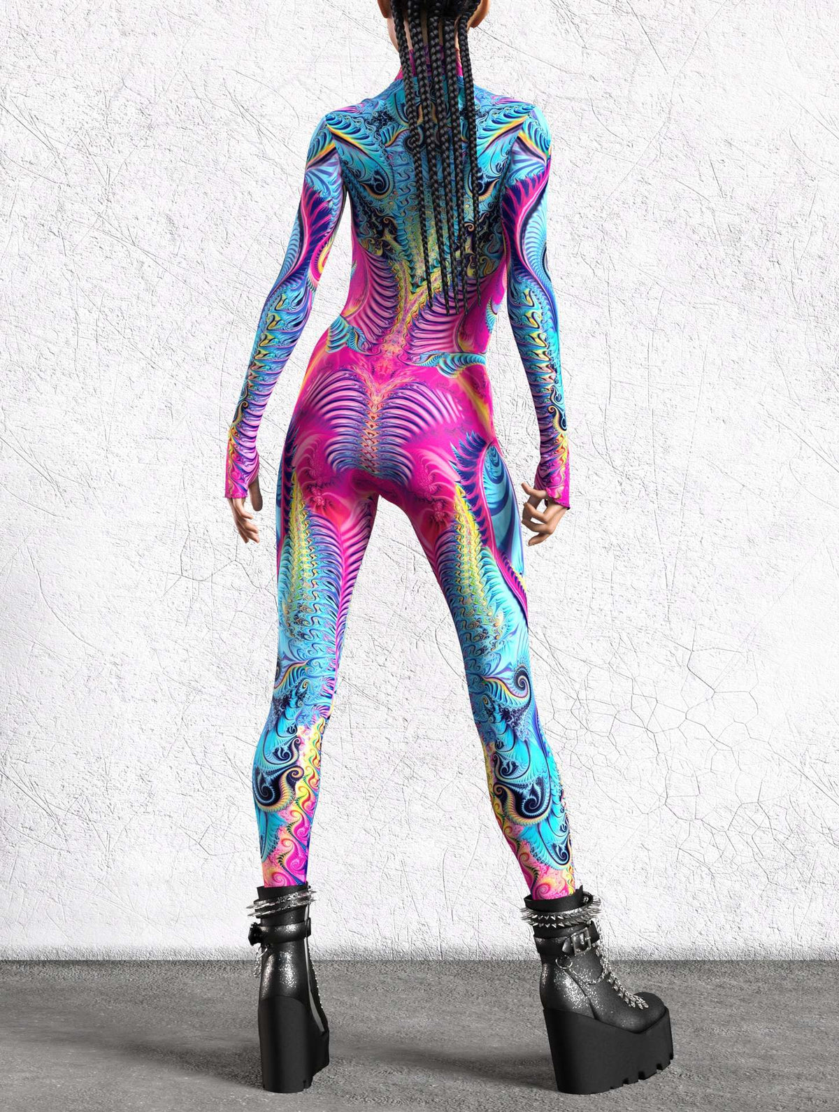3D Digital Print Cosplay Romper & Performance Tights