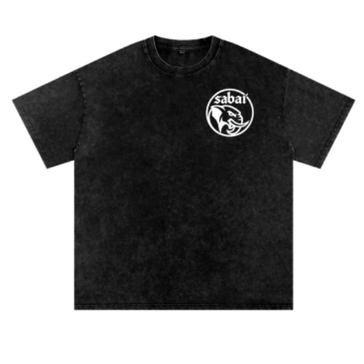 Vintage Wash Graphic Tee – Soft Cotton, Unisex Street Style