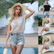 Loose Beach Cover Up Shirt - Unique Style, Daily Wear, Beachy Chic
