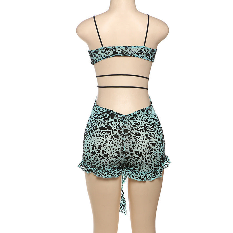 Sleeveless Cutout Lace-Up Bodycon Jumpsuit