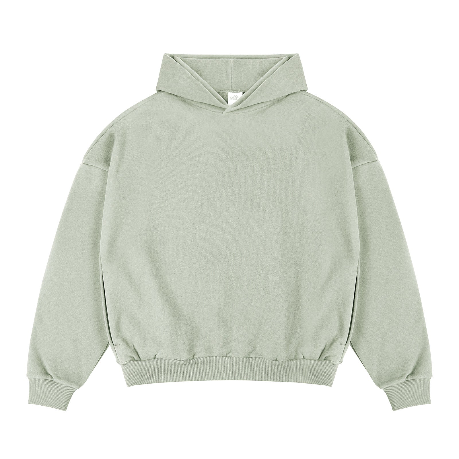 Unisex Fleece-Lined Drop Shoulder Casual Pullover Sweater