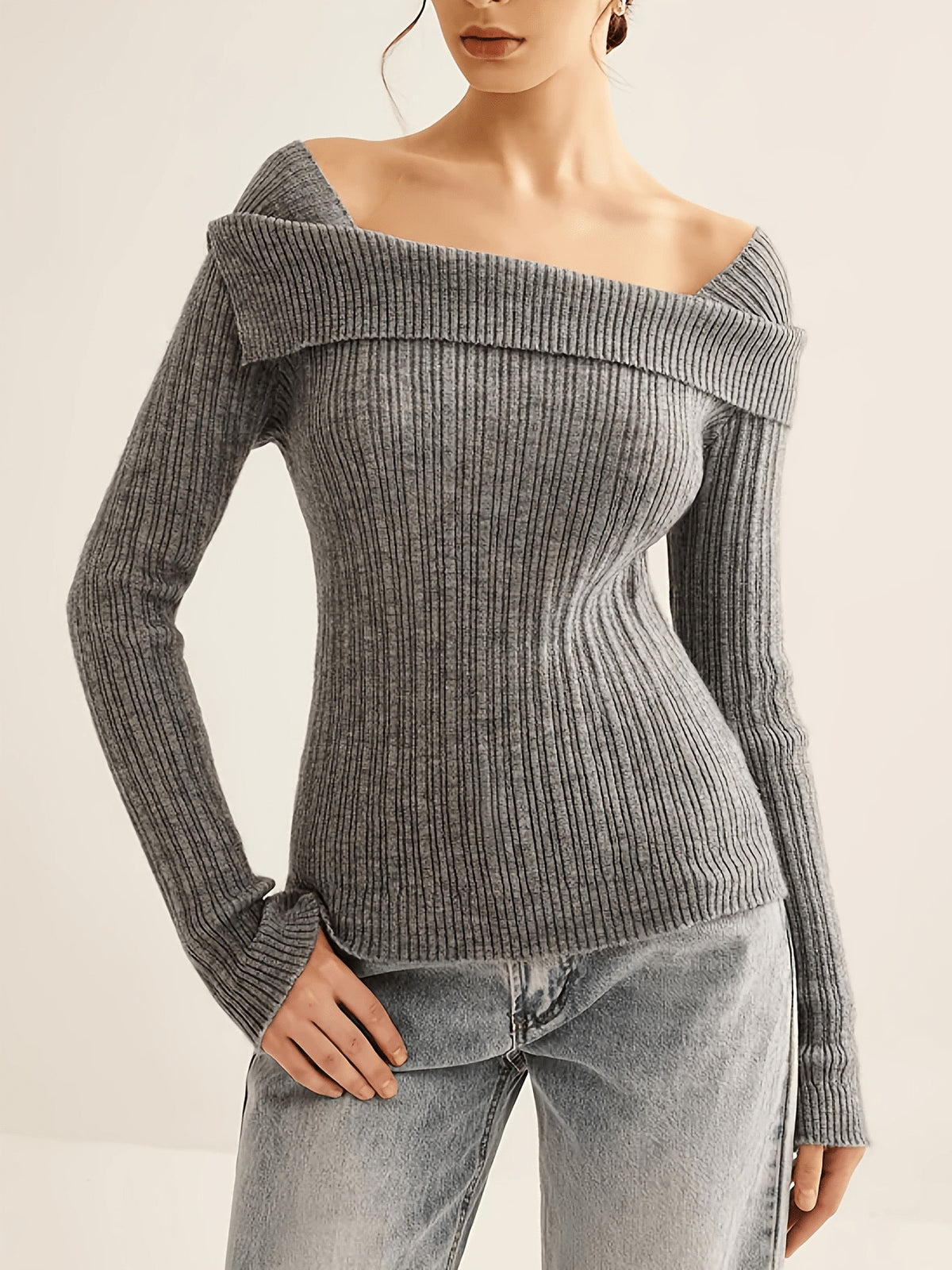Elegant Slim Fashion Sweater Women's Clothing