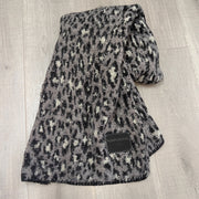 Leopard Print Triangular Scarf for Women