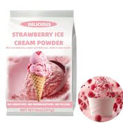 Strawberry Ice Cream Powder, 8 oz, for Soft Serve Machines