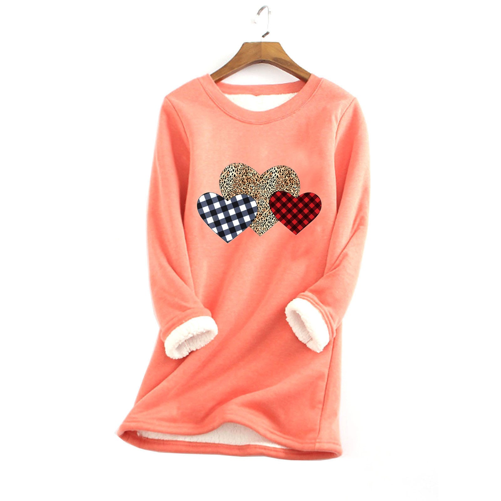 Women's Fleece-Lined Thermal Crewneck Sweater