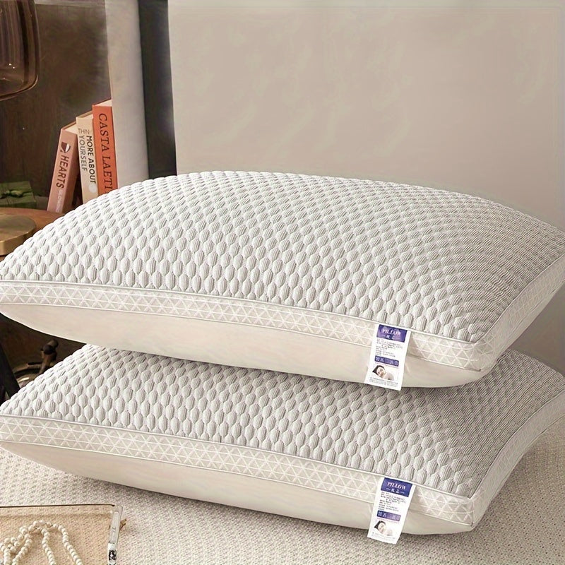 Set of 2 Cooling Sleep Pillows for Neck Support